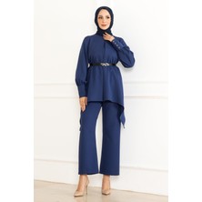Missvalle Missvalle Kemer Detaylı Takım Indigo 19001
