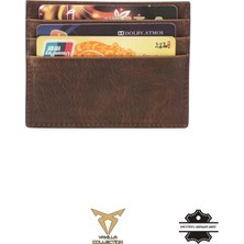 Vanilla Collection Orijinal  Deri Süper Ince Model  Kartlık Kartvizitlik Portföy Otomatik Kartlık Hediyeli