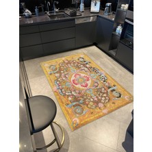 Rugs Modern Turuncu Renkli Geleneksel Dekoratif Halı MIRAVIP303
