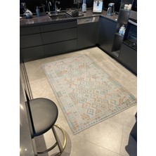 Rugs Modern Karışık Tonlarda Çapraz Desenli Dokuma Taban Halı MIRAVIP323