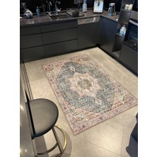 Rugs Modern Turuncu Sarı Geleneksel Çiçekli Desenli Dokuma Taban Halı MIRAVIP381