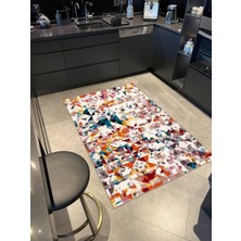 Rugs Modern Karışık Renkli Modern Geometrik Dokuma Taban Halı MIRAVIP486