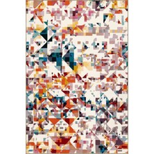 Rugs Modern Karışık Renkli Modern Geometrik Dokuma Taban Halı MIRAVIP486