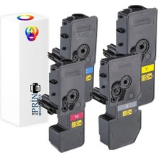 PlusPrint TK-5230 | Kyocera Ecosys P5021CDW Muadil Toner Seti 4 Renk Bir Arada
