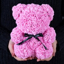 Çiçekmisin Teddy Rose Bear Güllü Ayıcık Pembe 23X18 cm