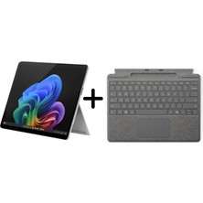 Microsoft Surface Pro Copilot+ Pc (11. Sürüm)- 13" Touch- Snapdragon x Plus– 16GB– 256GB Ssd– WIN11– 1yıl Garanti- ZHX-00001 +Klavye