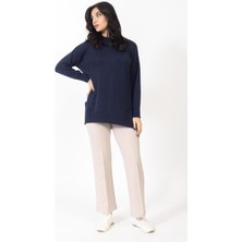 Vs Kadın O Yaka Triko Kazak 20 433 Emy 23K Lacivert