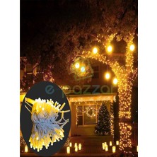 Mepa Tedarik 10M 100 LED IP65 Dış Mekan LED Işık Beyaz Kablo