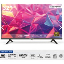 Mediastar 32" 81 Ekran Uydu Alıcılı  HD LED TV