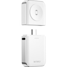 Wiwu WI-M21 Elf Serisi 3in1 Mini Wireless Powerbank 1100MAH 3W Beyaz