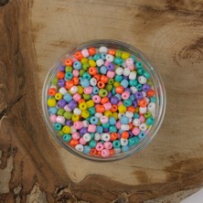 Prestij Boncuk Abc Kum Boncuk Karışık 4 mm 500 Gram 6/0 - Mix 6