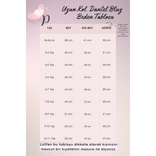 Parla Kids Kız Çocuk Ekru Dantel Detaylı Uzun Kollu Çıtçıtlı Bluz Gömlek Body