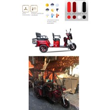 Yuki Pony Twin Plus - 3 Tekerli Motor Brandası - Siyah