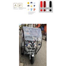 Yuki Pony Twin Plus - 3 Tekerli Motor Brandası - Siyah