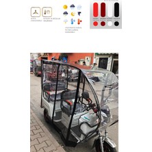 Yuki Pony Twin Plus - 3 Tekerli Motor Brandası - Siyah