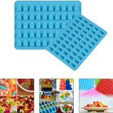 Tahtakale Toptancı Silikon Kek Kalıp Çikolata Minik Haribo Ayıcık Figür Kalıbı Şeker Hamuru Jelibon Kalıbı