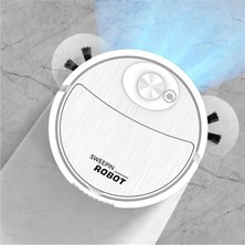 Mirror32 USB Süpürme Robotlu Süpürge Paspas 3 In 1 Akıllı Kablosuz Sürükleme Temizleme Süpürme Zemin Ev Ofis Için-C (Yurt Dışından)