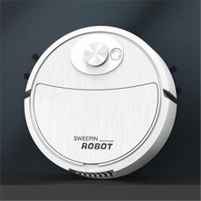 Mirror32 USB Süpürme Robotlu Süpürge Paspas 3 In 1 Akıllı Kablosuz Sürükleme Temizleme Süpürme Zemin Ev Ofis Için-C (Yurt Dışından)