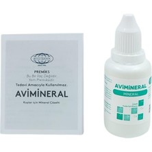 Biyoteknik Avimineral Kuşlar Için Mineral Çözelti 30 cc