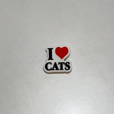 Terlik Süsü Jibbitz Kedi Severlere Özel 7 (1 Adet)