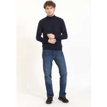 Vs Erkek Yarım Balıkçı Kazak 22 18 Trk 23K Lacivert