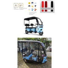 Kuba Optimus Max 3 Tekerli Motor Brandası - Siyah