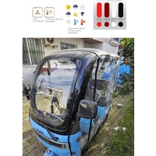 Kuba Optimus Max 3 Tekerli Motor Brandası - Siyah