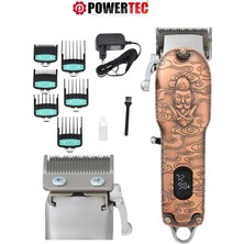 Powertec TR-6700 Saç Sakal Kesim Dijital Tıraş Makinesi