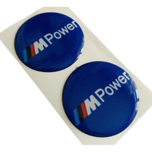 Monero Mpower Damla Etiket Sticker 5X5CM 2'li Lacivert