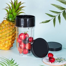 Mirror32 Magic 250W Blender Aksesuarları Için 4 Paket Yedek Siyah Plastik Taze Kalma Kapak Parçaları (Yurt Dışından)