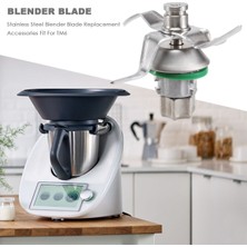 Mirror32 Paslanmaz Çelik Blender Bıçağı Yedek Aksesuarları Tm6'ya Uygun (Yurt Dışından)