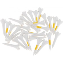 30 Golf Tees Eğ Egzersizi Için Golf Tees .8cm ve Sarı (Yurt Dışından)