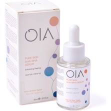 OIA Pure Skin AHA + BHA Purifying Serum 30 ml | Salisilik, Sitrik, Malik, Laktik Ve Glikolik Asit