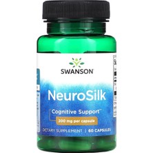 Swanson Neurosilk 200 Mg 60 Kapsül