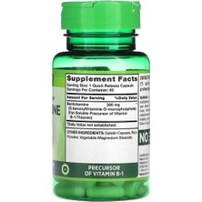 Nature's Truth Benfotiamine 300 Mg 60 Quick Release Capsules