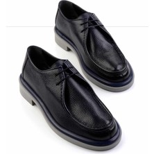 Bambi Lacivert Floter Deri Erkek Casual Ayakkabı E01600620840