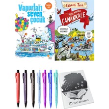 Geçit Vermez Çanakkale ve Vapurları Seven Çocuk 2li Set