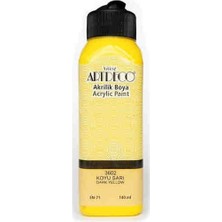 Artdeco Akrilik Boya 140 Ml - 3602 Koyu Sarı