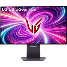 Lg 32'' Ultragear 32GS95UE-B 0.03MS (Gtg) 240 Hz (Hdmı+Display) Freesync/g-Sync/adaptivesync Dual-Mode Pixel Sound OLED 4K UHD Gaming Monitör