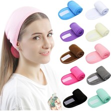 Tinghong Shop B Gri Tarzı Kadınlar Için Ayarlanabilir Geniş Saç Bandı Yoga Spa Banyo Duş Makyaj Yıkama Yüz Kozmetik Saç Bandı (Yurt Dışından)