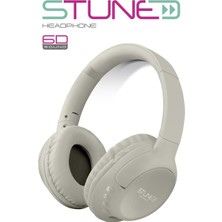 Powerway Stune Haki Bluetooth Kulaklık - 6d Sound, 18 Saat Kullanım, Hafıza Kartı Destekli