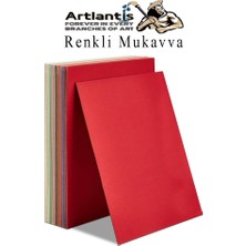 Artlantis Renkli Mukavva 5 Renk 35X50 cm 1 Paket Sert Renkli Karton 1.0 mm Okul Okul Öncesi Anasınıfı Hobi Etkinlik