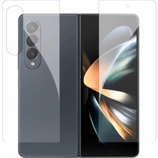 Winex Samsung Galaxy Z Fold 4 Ön-İç-Arka 360 Fullbody Mat Darbe Emici Hd Koruyucu Kaplama