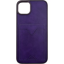 Nettech Apple iPhone 14 Pro Max Uyumlu NT-N028 Deri Kartlık Arka Koruma Kılıf