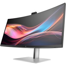 Hp 734PM 8K157AA 34 5ms 120Hz Wqhd 3440X1440 HDMI Type-C Dp USB Rj-45 Hoparlör Kamera Kavisli IPS LED Video Konferans Monitör 