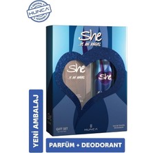 She Angel Kadın Parfüm Seti EDT 50 ml + Deodorant 150 ml