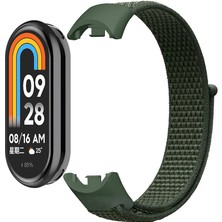 Appfube Xiaomi Mi Band 9 Krd-03 Hasır Kordon-Kırmızı
