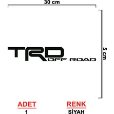 Sönmez Sticker Trd Off Road Sticker - Trd Sticker - 4x4 Sticker - Off Road Sticker - Jeep Sticker - Cam Sticker
