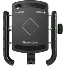 Motosiklet Bisiklet Telefon Tutucu Gidon ve Ayna Bağlantılı Motor Tutacağı Scooter Bts3