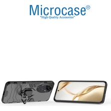 Microcase Honor 200 ile Uyumlu Batman Serisi Yüzük Standlı Armor Kılıf - Siyah AL3349